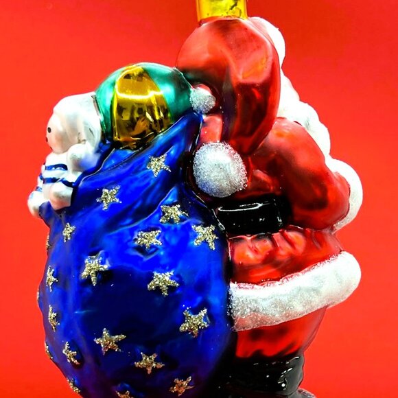 Vintage Lumiere Santa Ornament - Picture 2 of 3